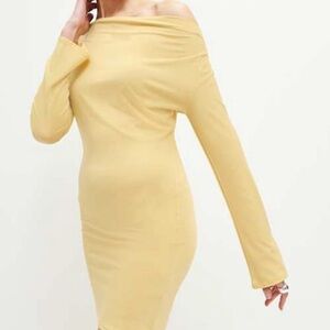Reformation Eveline Mini Dress Yellow
